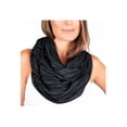 thumbnail image 1 of Authentic Lifestyle Products, LLC Champion Womens One Size Lightweight Snap Scarf (Black), 1 of 1