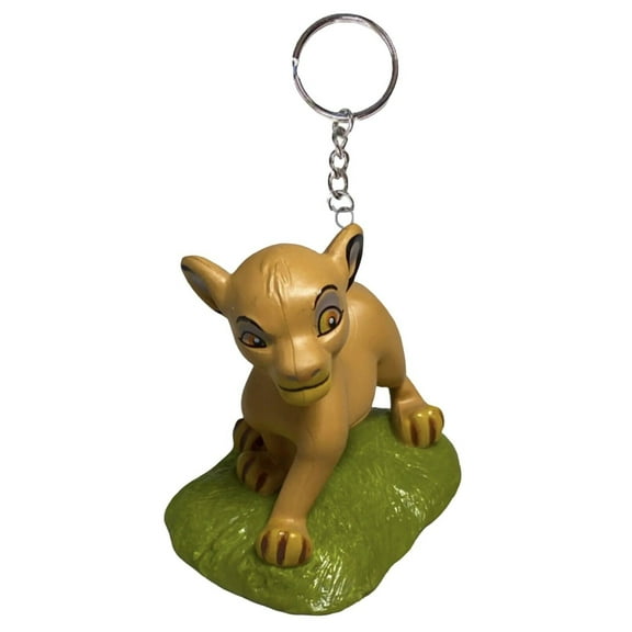 Authentic Lion King Simba Key Ring Keychain Ornament PVC Figure Figurine Charm New