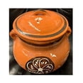 thumbnail image 1 of Authentic Mexican Barro Olla Bola Grande Con Tapa Mexicana Para Frijol Frijoles Frejolera Sopas Boiling Bean Chilis Soup Clay Pot With Top Lead Free, 1 of 1