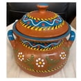thumbnail image 1 of Authentic Mexican Barro Olla Bola Grande Con Tapa Mexicana Para Frijol Frijoles Frejolera Sopas Boiling Bean Chilis Soup Clay Pot With Top, 1 of 1