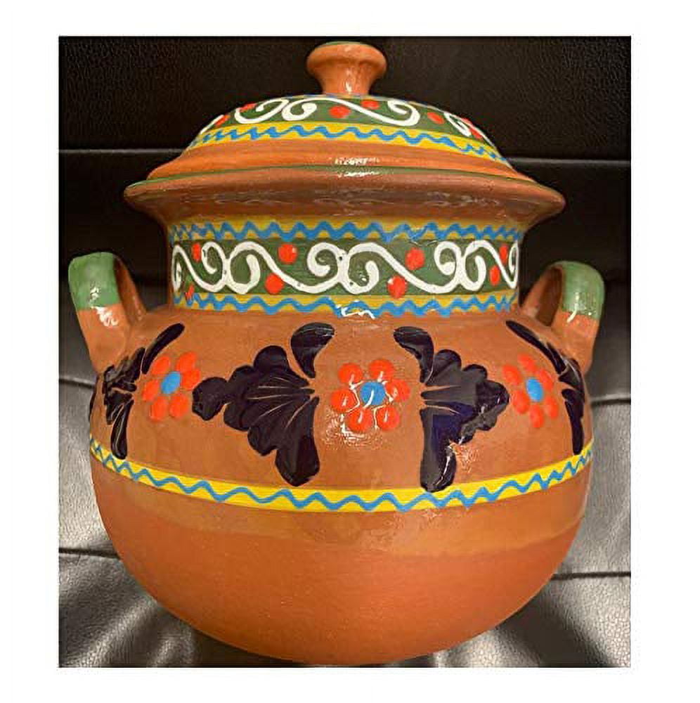 Cazuelas De Barro Authentic Mexican Barro Olla Bola Grande Con