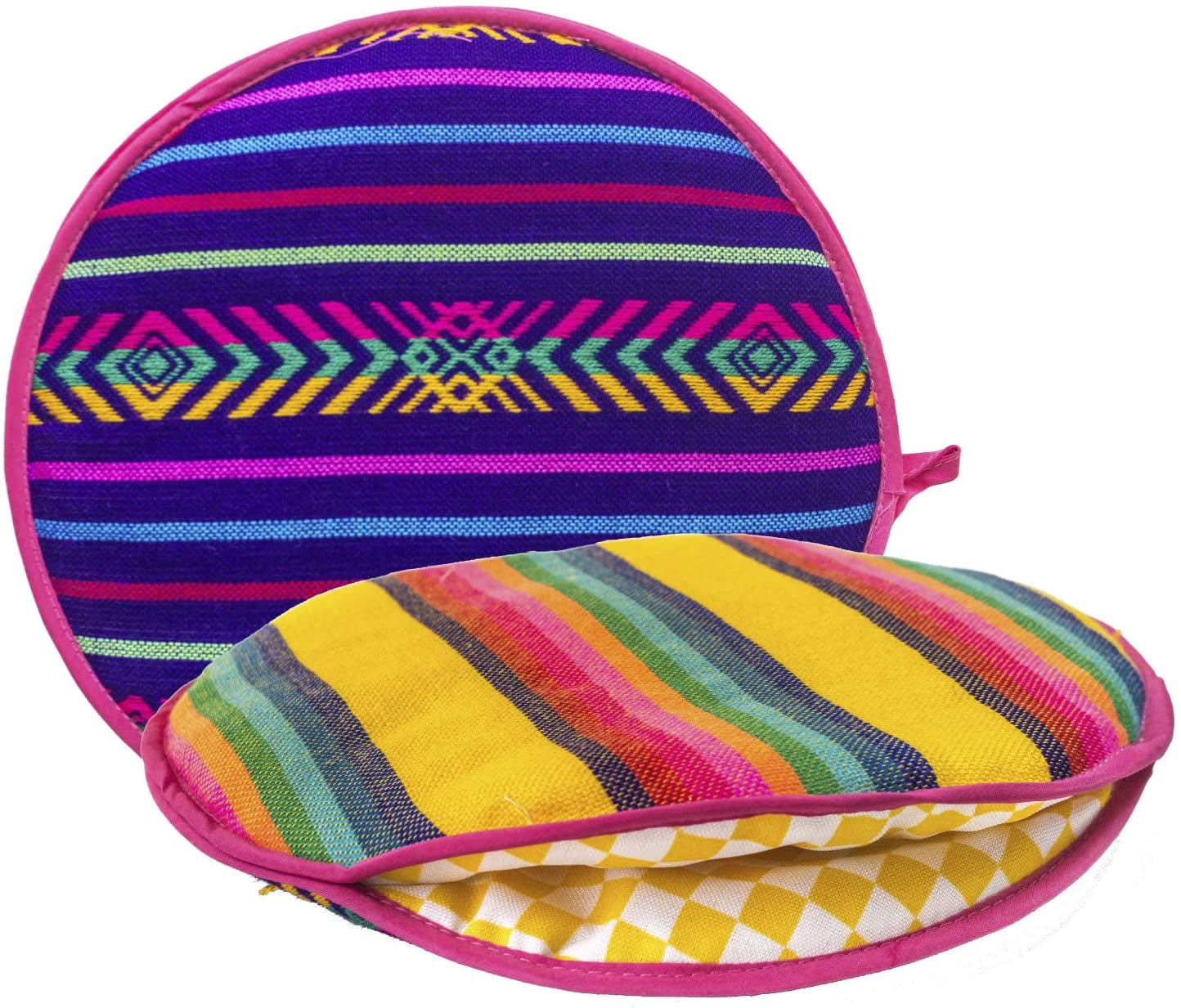 Authentic Mexican Cloth Tortilla Holder Warmer Pouch. Insulated