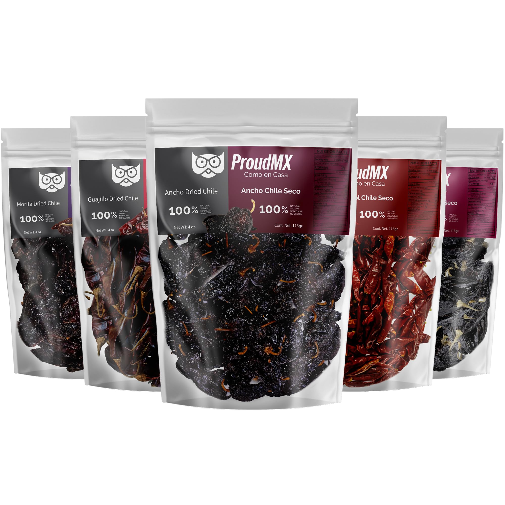 Authentic Mexican Dried Chiles ProudMX Chiles Secos a Flavorful