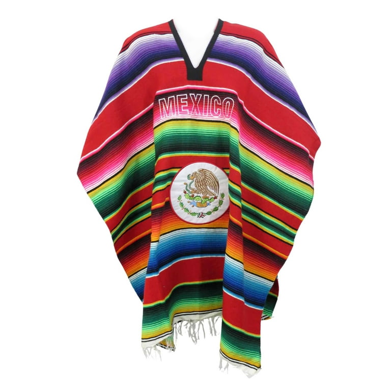 Authentic Looking Poncho Adult Authentic Looking Poncho Adult