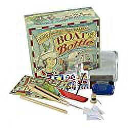 Nautical DIY Boat in Glass Bottle Kit with Wood Parts