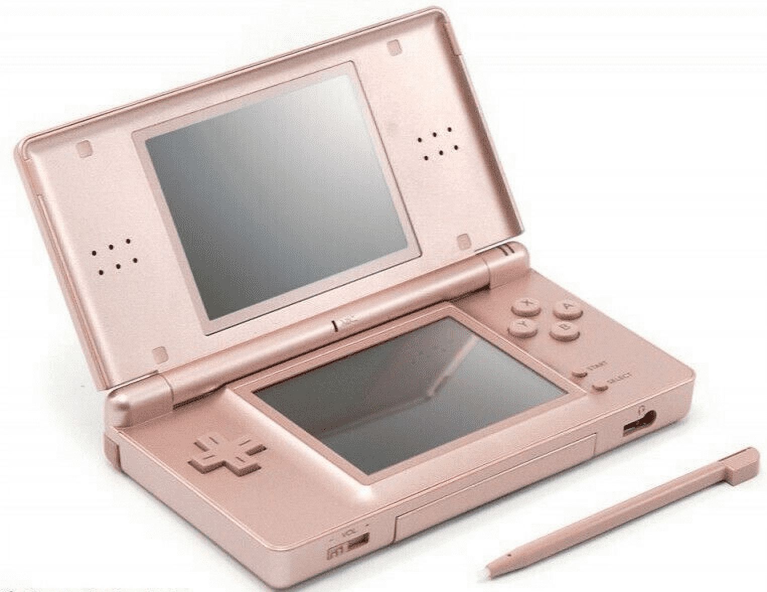 Authentic Nintendo DS Lite Console Metallic Rose with Stylus and Charger - 100% OEM - image 1 of 3