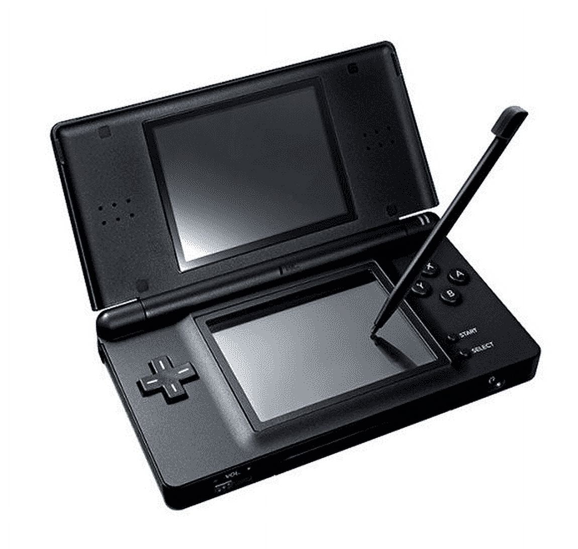 Authentic Nintendo DS Lite Jet Black with Stylus and Charger - 100