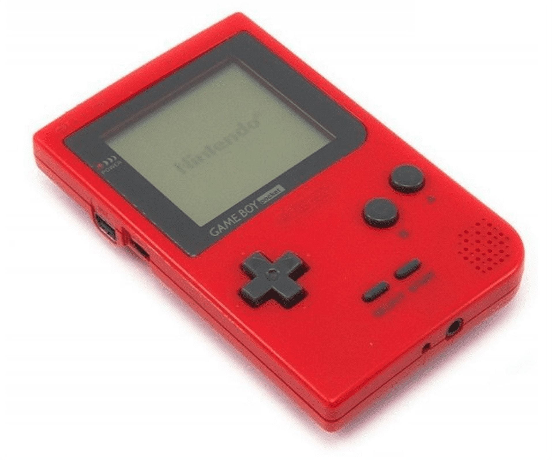Authentic Nintendo GameBoy Pocket - Red- 100% OEM