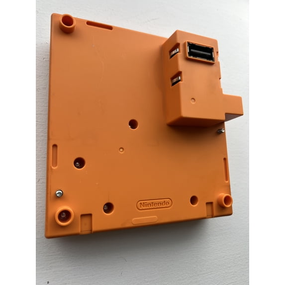 Authentic Nintendo GameCube Game Boy Player (DOL-017) - Spice Orange - Excellent Condition