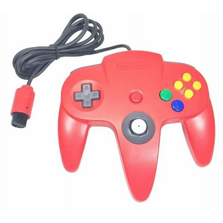 Authentic Official Nintendo N64 Controller - Red - 100% OEM
