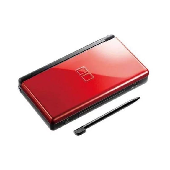 Restored Authentic Original Nintendo DS Lite Crimson/Black - 100% OEM
