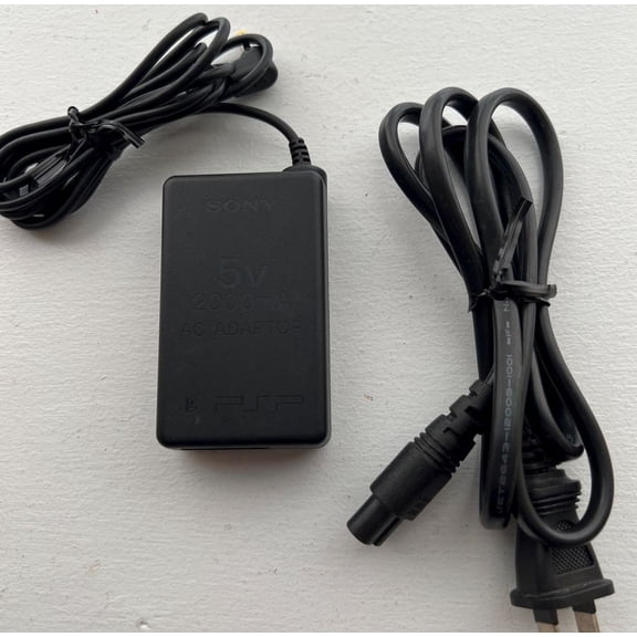 Authentic Original Sony PSP Charger and Power Cord - 100% OEM