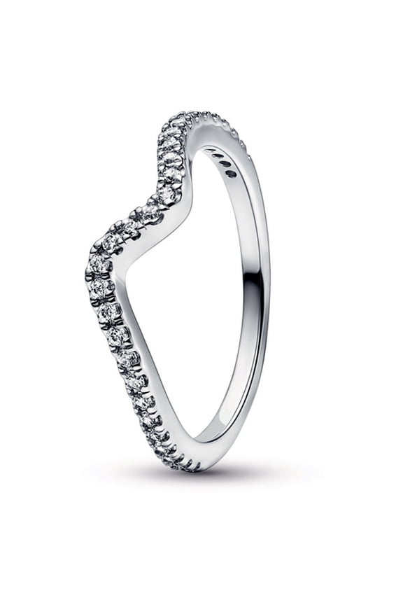 Sparkling Wave Ring