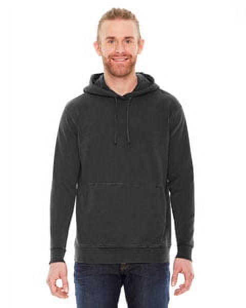 Authentic Pigment Unisex French Terry Hoodie BLACK S AP207