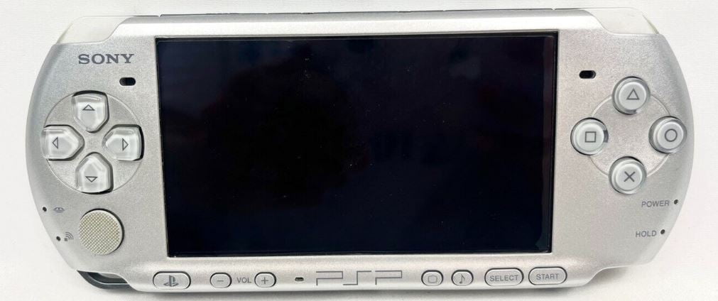 Authentic PlayStation Portable PSP-3000 Console - Mystic Silver - 100% OEM