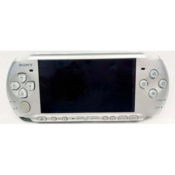 Authentic PlayStation Portable PSP-3000 Console - Mystic Silver - 100% OEM