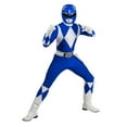 thumbnail image 1 of Authentic Power Rangers Blue Ranger Men's Costume, 1 of 13