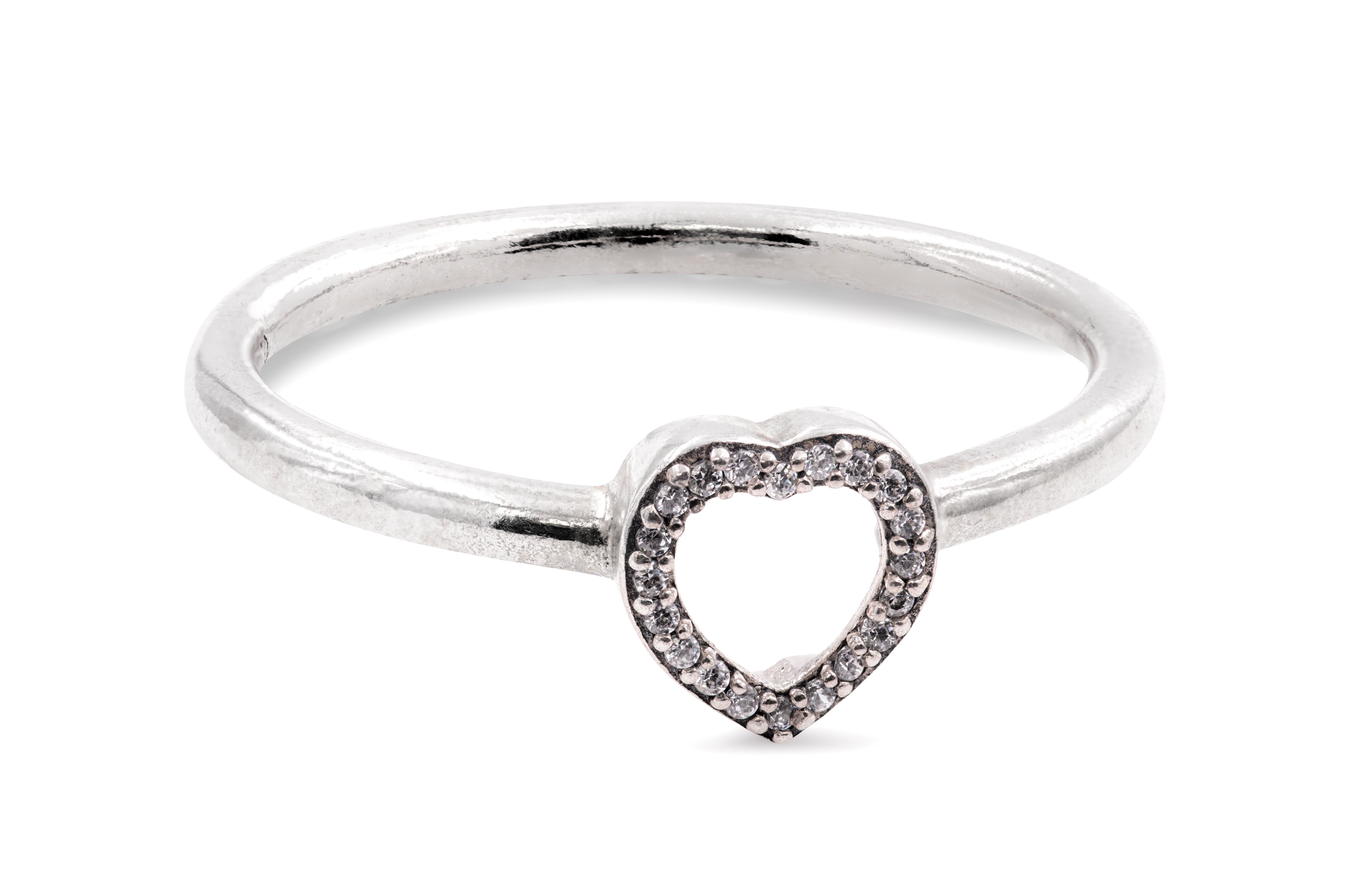 Puzzle heart ring best sale