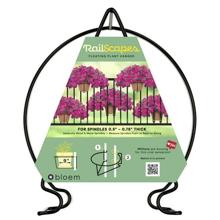 RailScapes Floating Railing Plant Clip for 1/2" - 3/4” Narrow Spindles