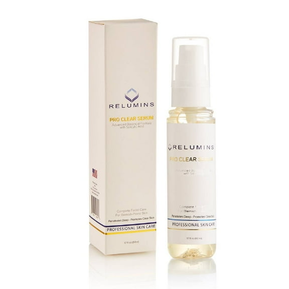 Relumins Pro Clear Serum with Blemish Fighting Natural Advanced Formula for Clear, Healthy-Looking Skin (50ml)