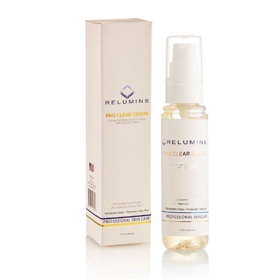 Relumins Pro Clear Serum with Blemish Fighting Natural Advanced Formula for Clear, Healthy-Looking Skin (50ml)