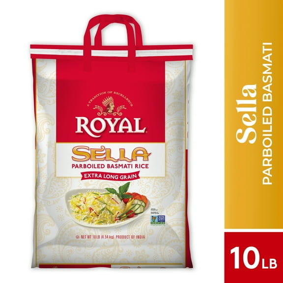 Authentic Royal Sella Basmati Rice, 10lbs