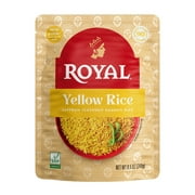 Authentic Royal Yellow Saffron and Turmeric Seasoned Ready-to-Heat Basmati Rice, 8.5 Oz