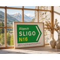 Authentic Sligo Ireland Road Irish Poster, Living Room, Gallery Wall ...