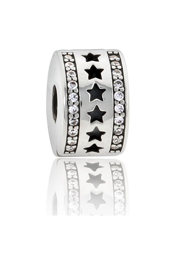 Authentic Starry Formation Clip Charm, Clear CZ 796381CZ