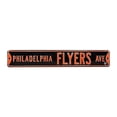 thumbnail image 1 of Black Philadelphia Flyers 6" x 36" Steel Street Sign, 1 of 1