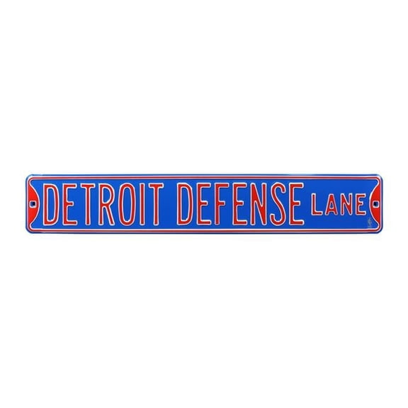 Authentic Street Signs 38026 Detroit Defense Lane Street Sign