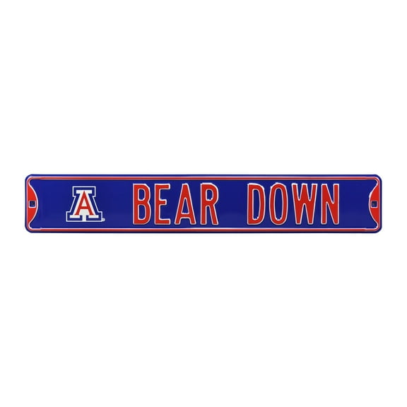 Blue Arizona Wildcats 6" x 36" College Ave Team Street Sign