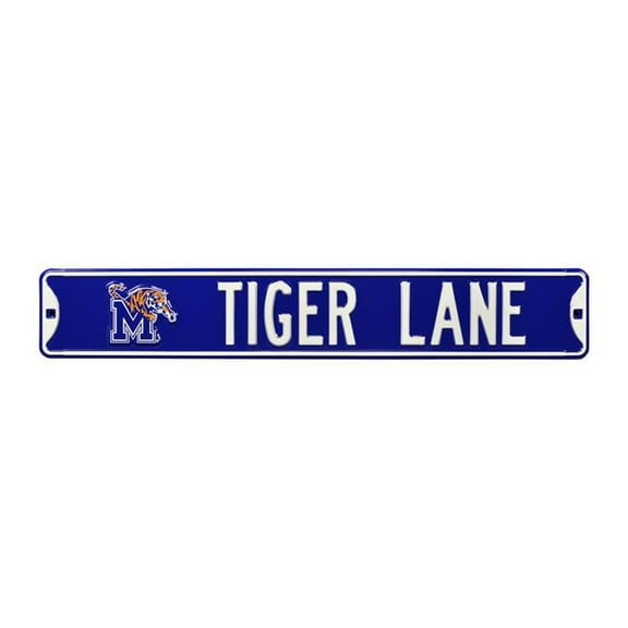 Authentic Street Signs 70315 Tiger Lane Memphis Tigers Logo