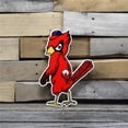 thumbnail image 1 of Authentic Street Signs 94017 12 in. Cardinals Angry Bird Steel Logo, 1 of 1