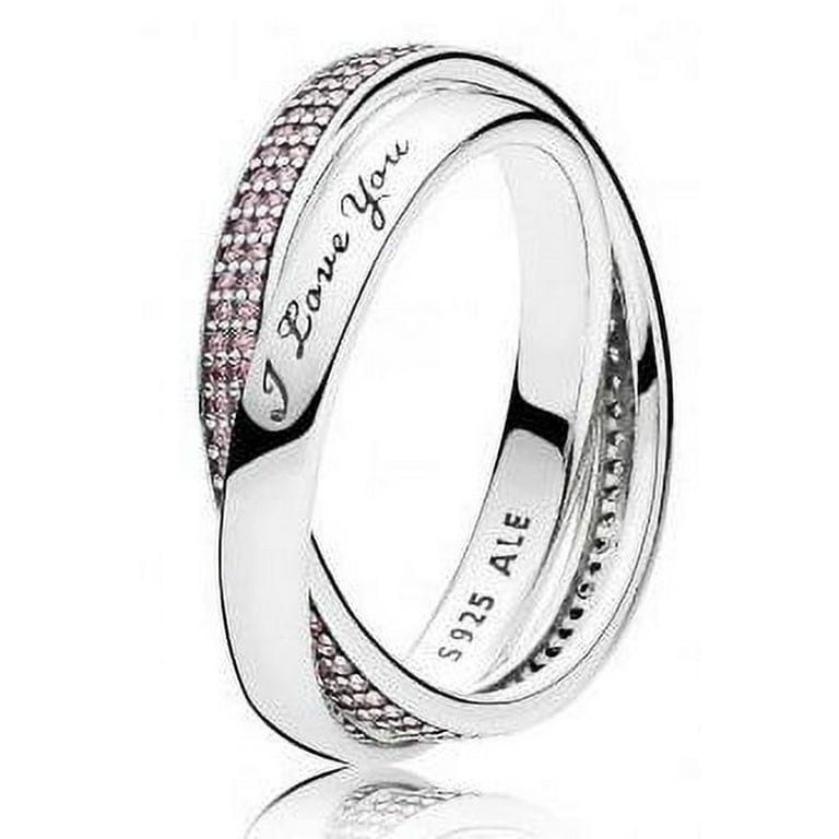 Sweet promise ring pink best sale cz
