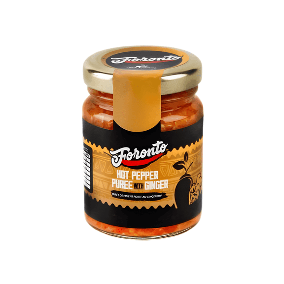Authentic Taste Africa Pepper Sauces & Purees Traditional West African Chili Sauce Made with a Variety of Peppers, Ginger & Garlic, Flavor-Packed Spicy Tasty Chili Paste for Marinades & Cooking