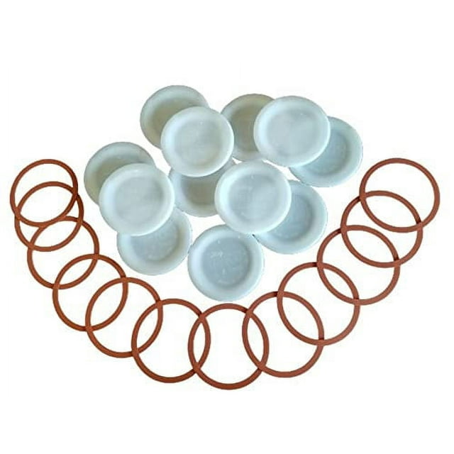 Authentic Tattler EZ Seal Reusable Canning Lids 50 Bulk WIDE Mouth