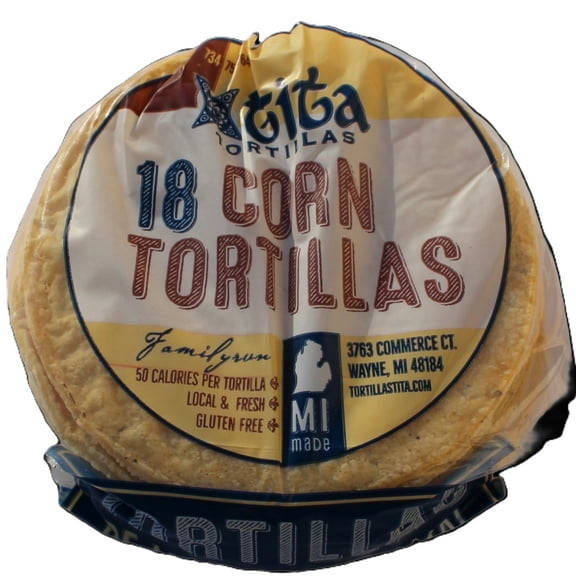 Authentic Tortillas Tita Corn Tortillas - 18Ct, 6" Pack