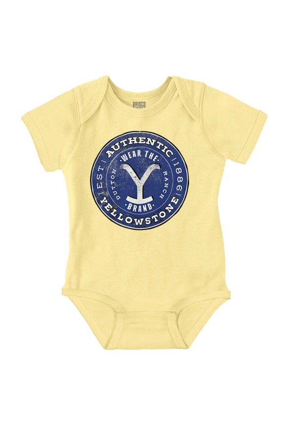 Authentic Yellowstone Ranch Y Brand Romper Boys or Girls Infant Baby Brisco Brands 12M