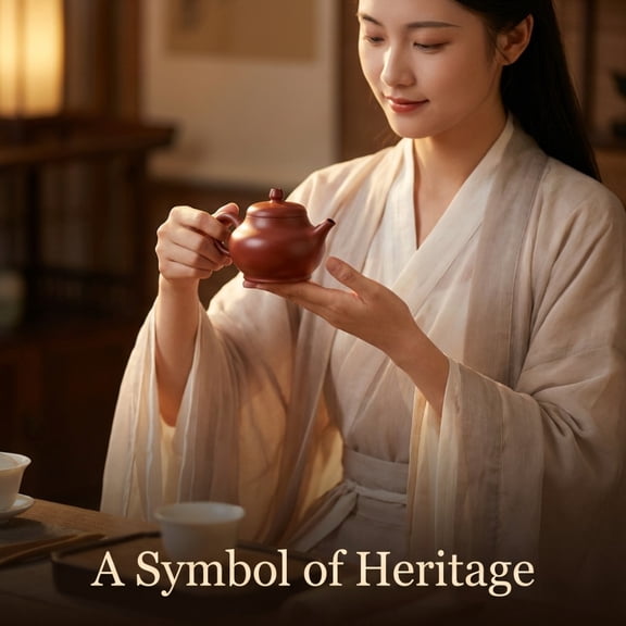 Authentic Yixing Zisha Clay Teapot Suitable for Oolong & Puer Tea - Chinese Tea Pot with Mineral Benefits, Traditional Suitable for Oolong Puer Tea, for or Gifting