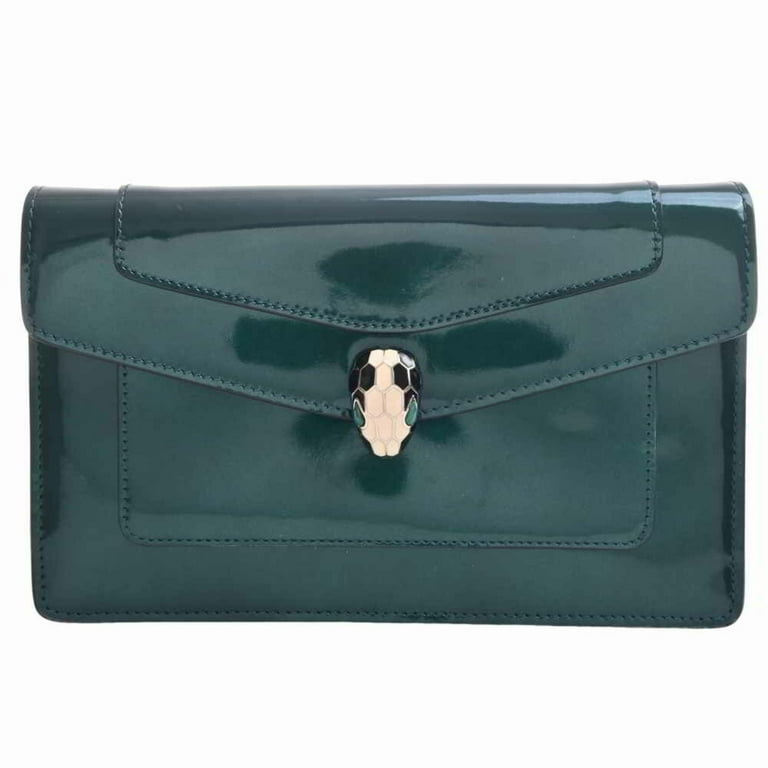 Bvlgari Authenticated Leather Clutch Bag