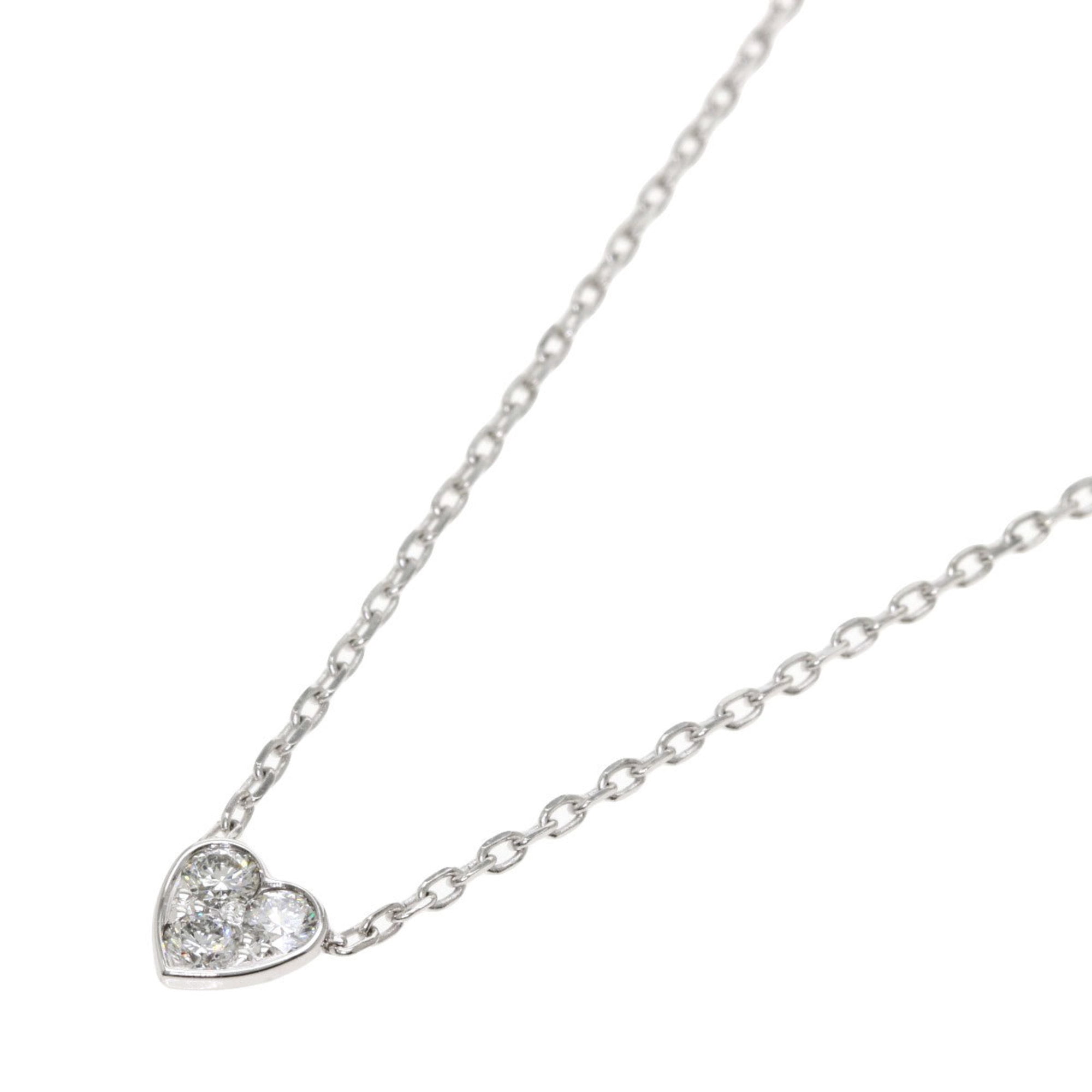 Cartier Pre-Owned Cartier Interlocking Circle Love Necklace With Diamonds  0.22 CTW 129629 - Jomashop