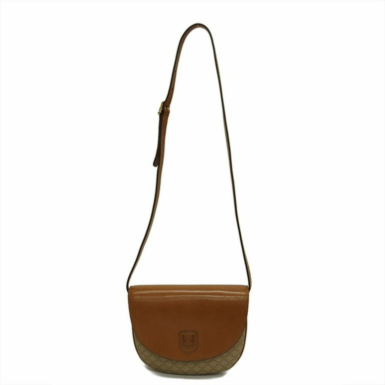 Authenticated used Celine Macadam Flap Pochette Beige Ladies Shoulder Bag, Adult Unisex, Size: (HxWxD): 15cm x 21cm x 5cm / 5.9'' x 8.26'' x 1.96