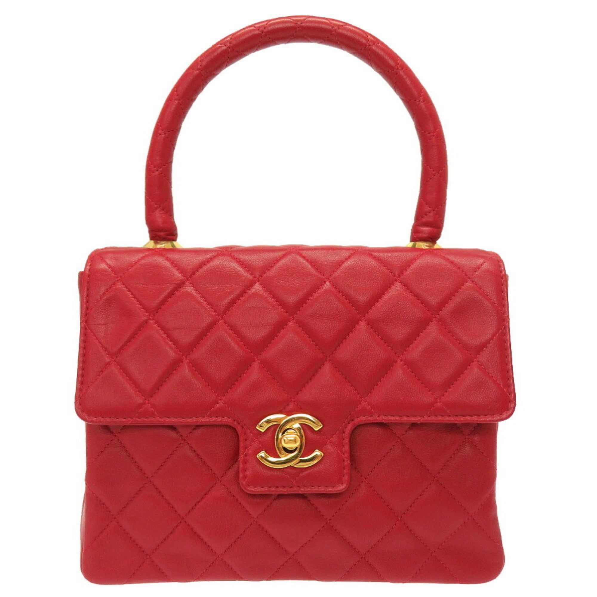 Chanel - Authenticated Handbag - Leather Red for Women, Very Good Condition