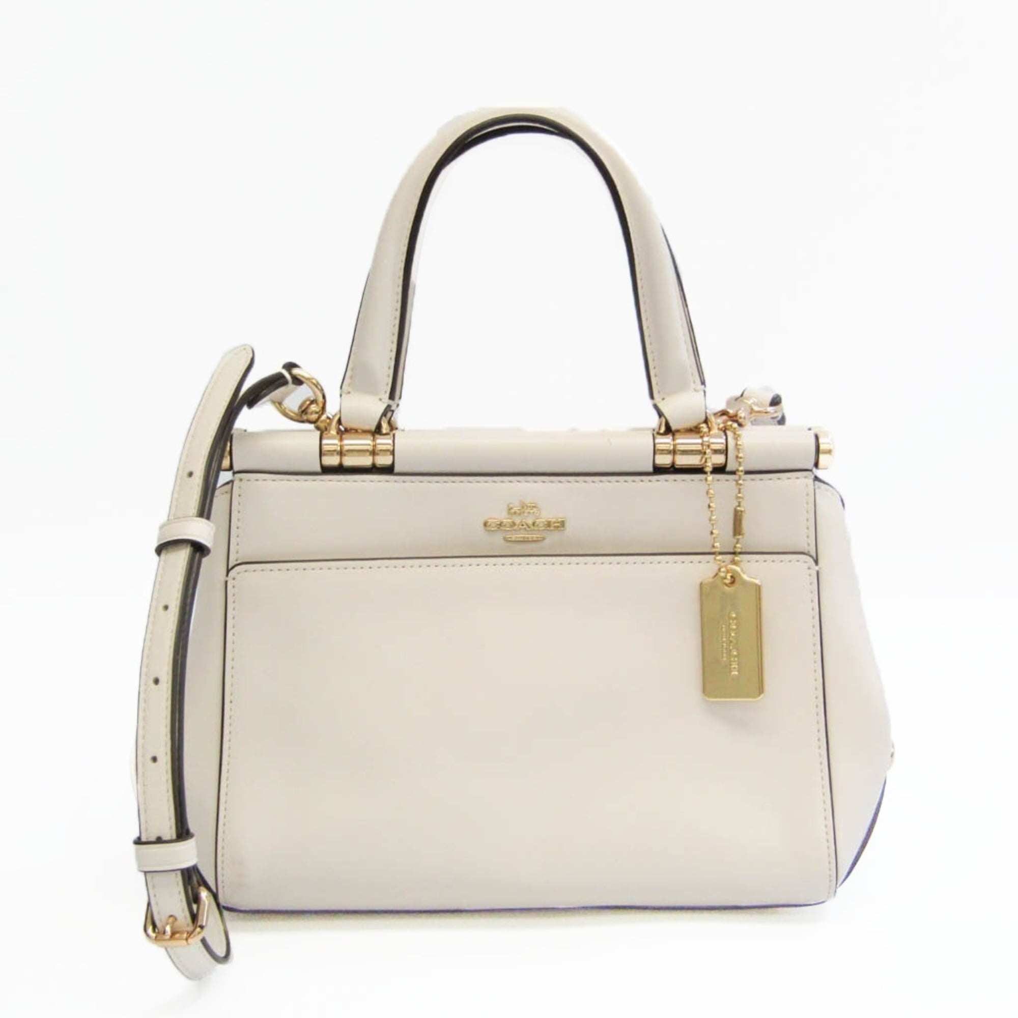 Coach - Authenticated Purse - Leather White for Women, Never Worn