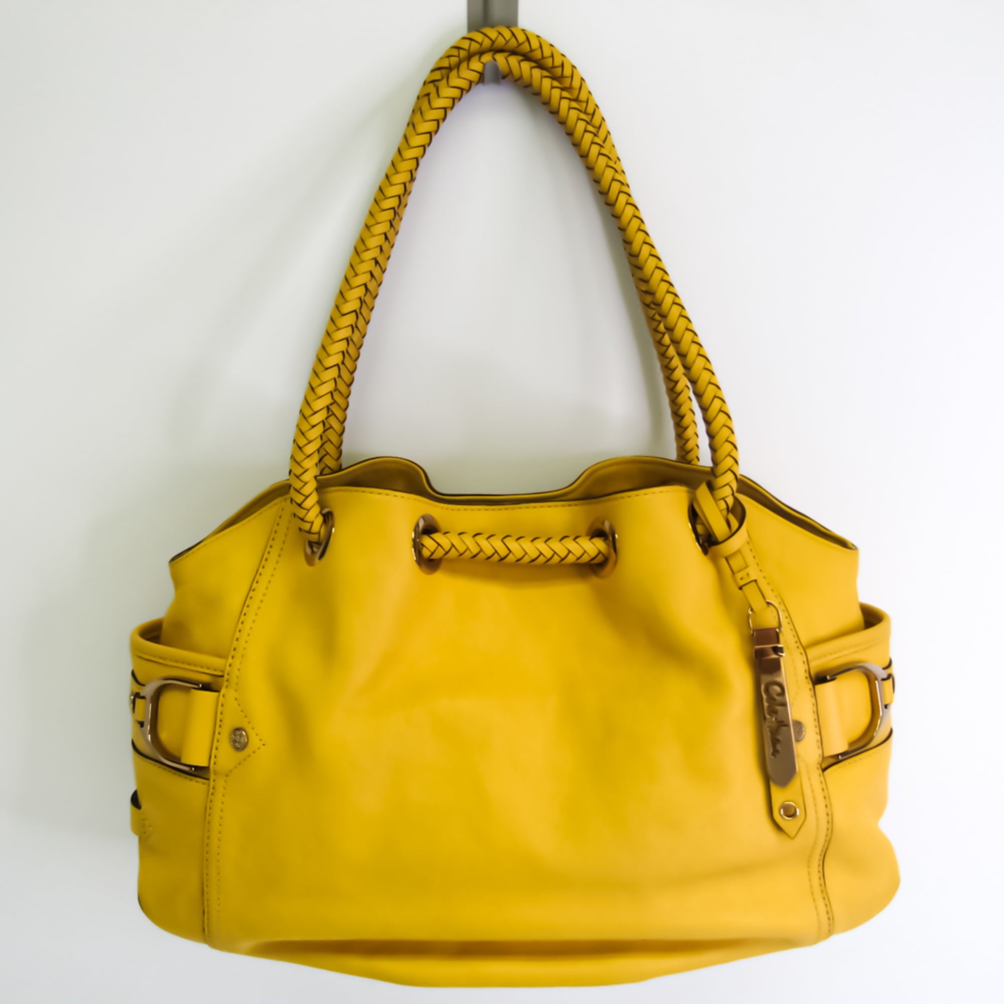 Chloé - Authenticated C Handbag - Leather Navy Plain for Women, Never Worn