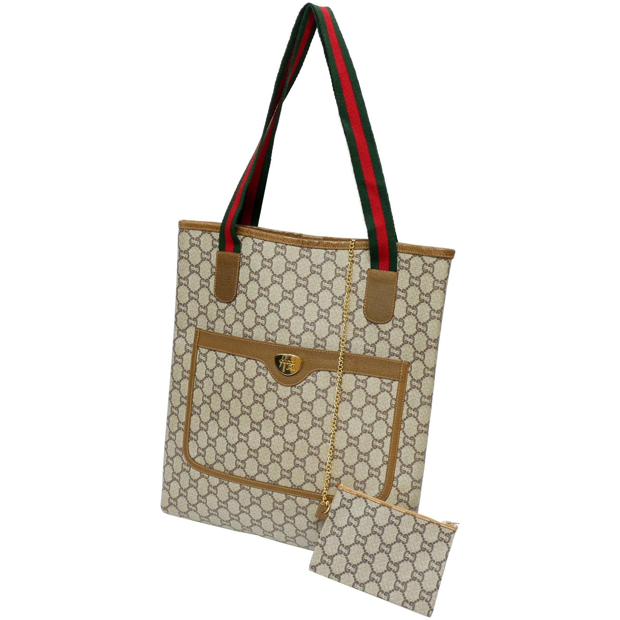 Authenticated Used GUCCI Old Gucci GUCCIPLUS Plus Tote Bag Handbag