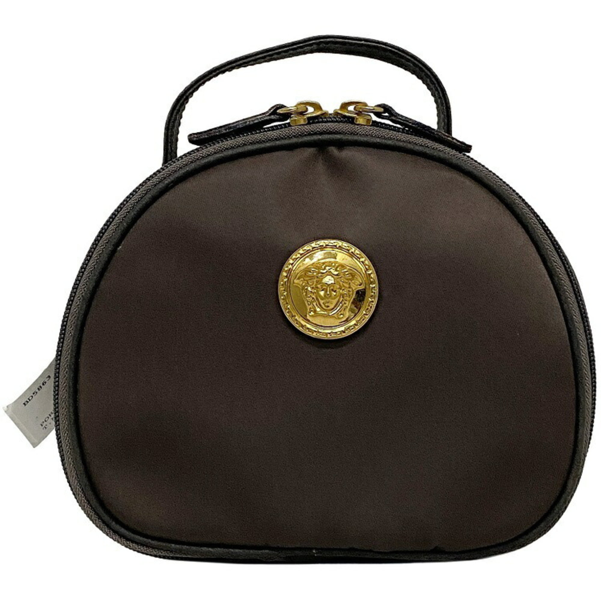 Versace - Authenticated Handbag - Leather Brown for Women, Good Condition