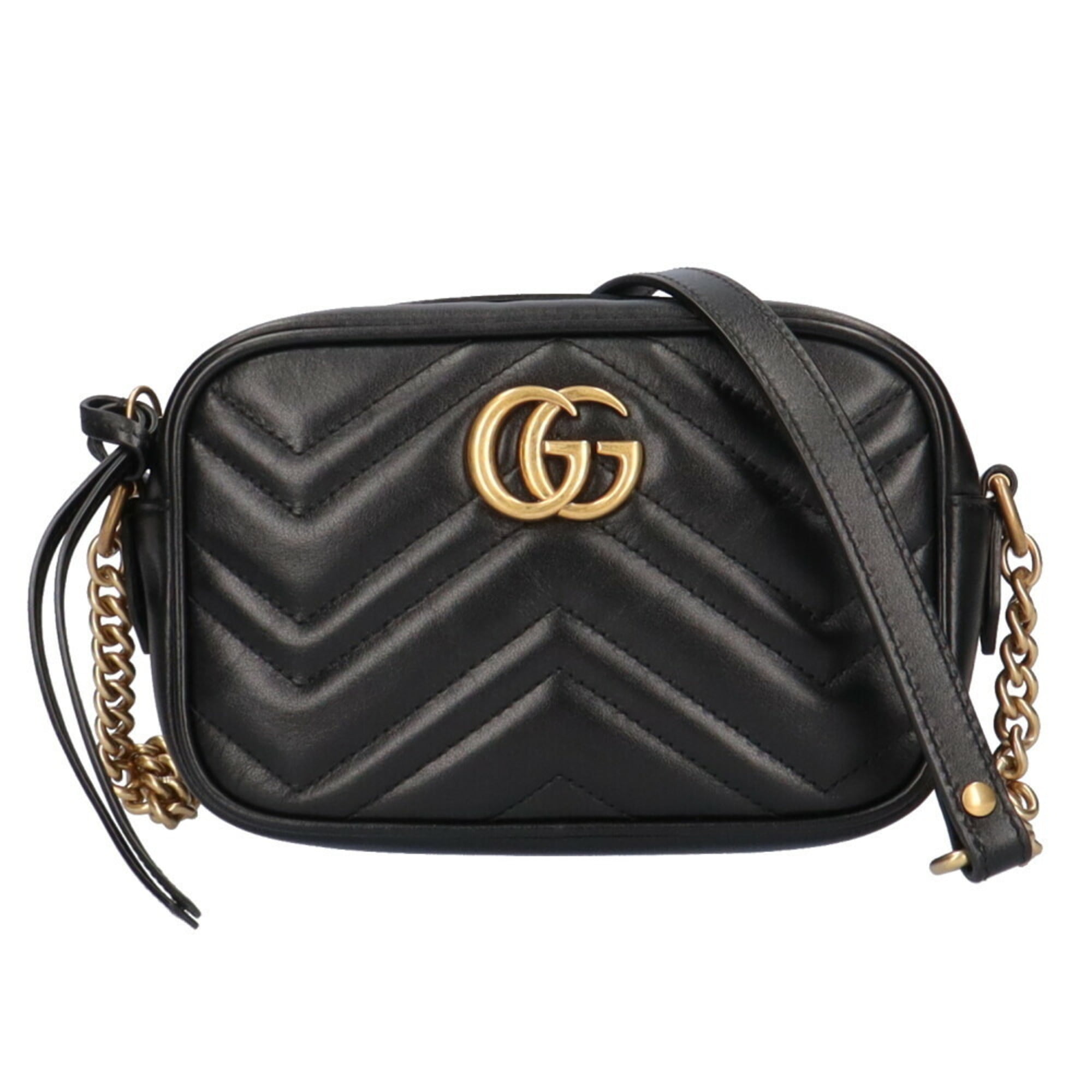 Gucci - Authenticated Purse - Leather Black for Women, Very Good Condition