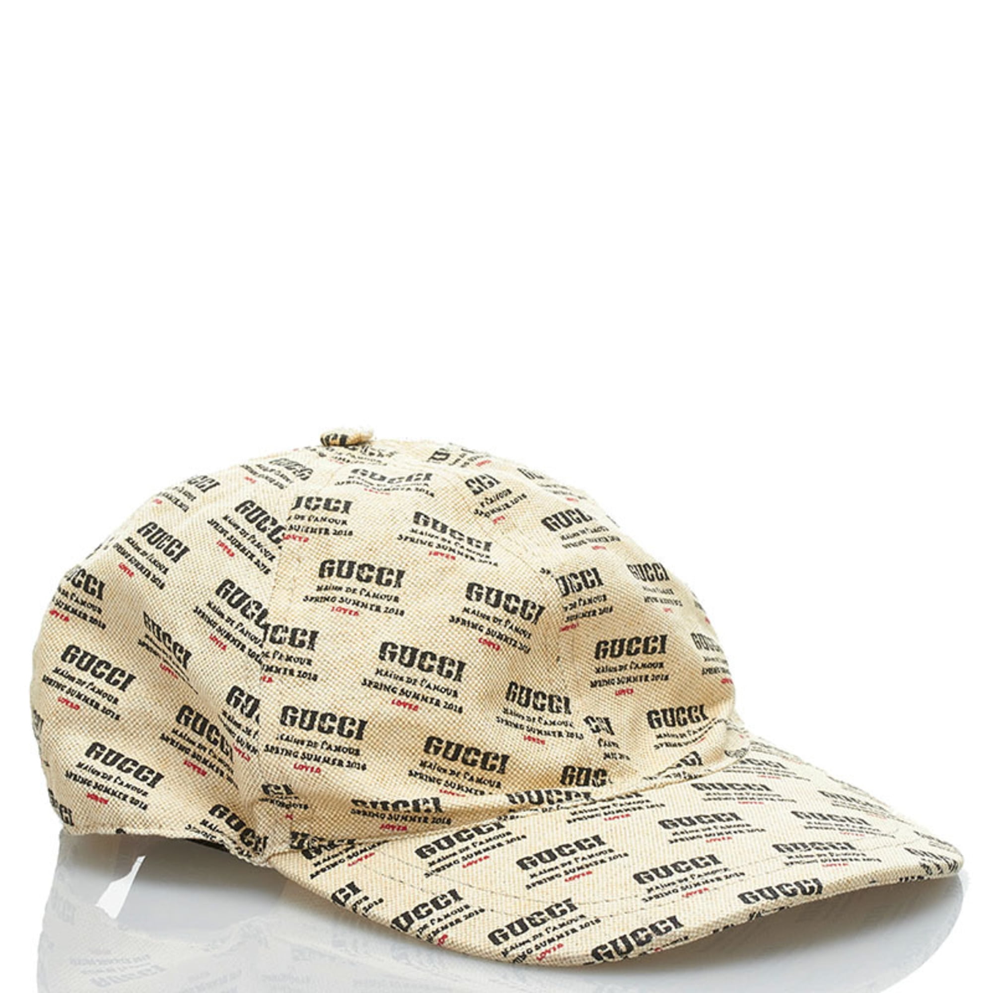 Authenticated Used Gucci Stamp Cap White Ivory Men's GUCCI - Walmart.com